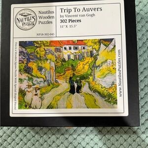 Wooden Jigsaw Puzzles For Adults - Trip To Auvers by Vincent Van Gogh 302 Pieces